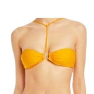 Cult Gaia Ceres Swim Top Boho Marigold Large NWT